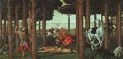 BOTTICELLI, Sandro The Story of Nastagio degli Onesti (second episode) gfhgf Germany oil painting artist